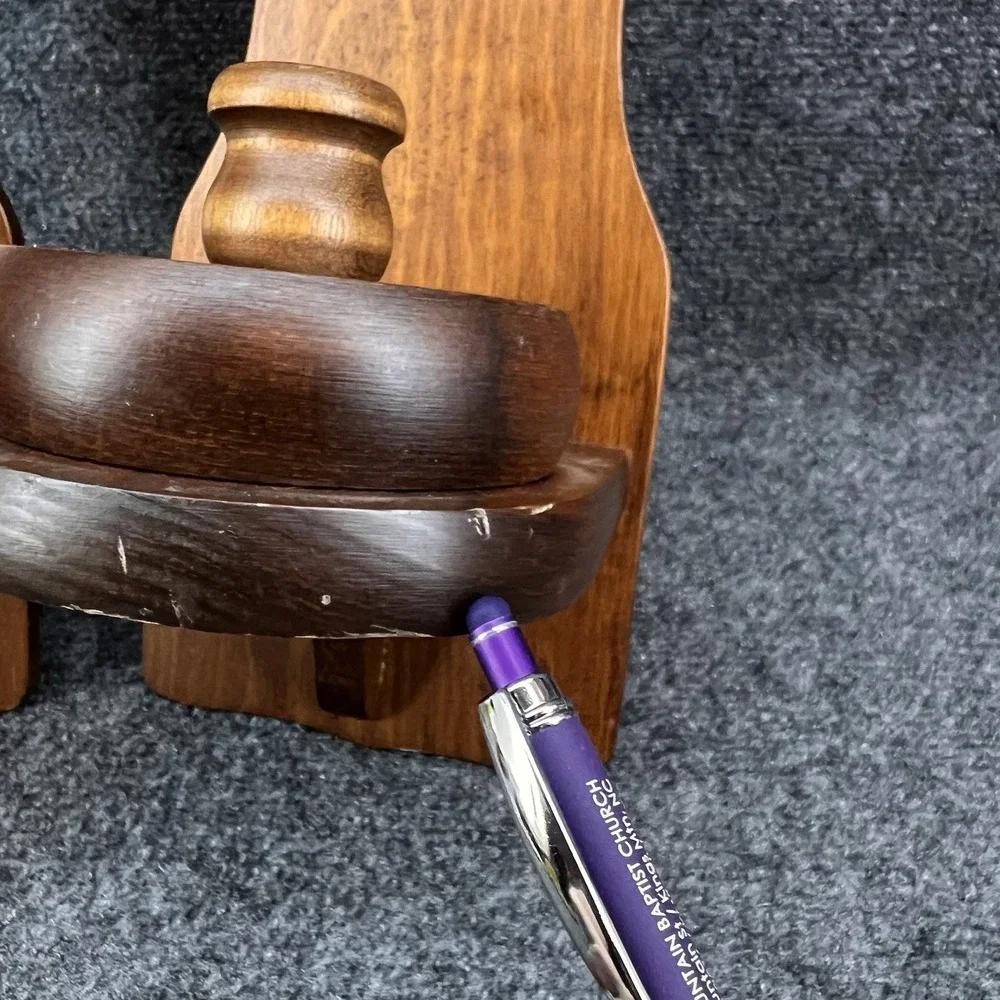 Pair Of Vintage Wood Wall Hurricane Sconce Candle Holders 17